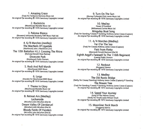 The Royal Scots Dragoon Guards - Amazing Grace (CD, Comp) - Image 4