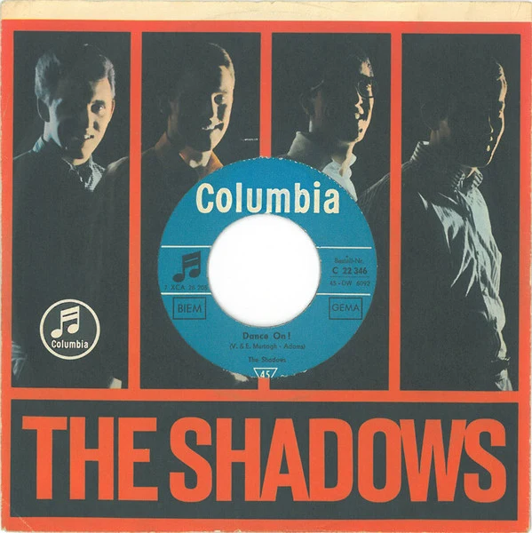 The Shadows - Dance On! (7", Single, Mono) - Image 3