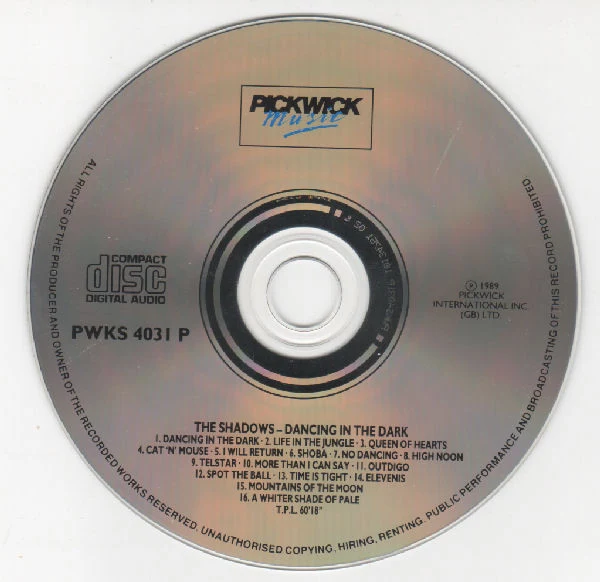 The Shadows - Dancing In The Dark (CD, Comp) - Image 4