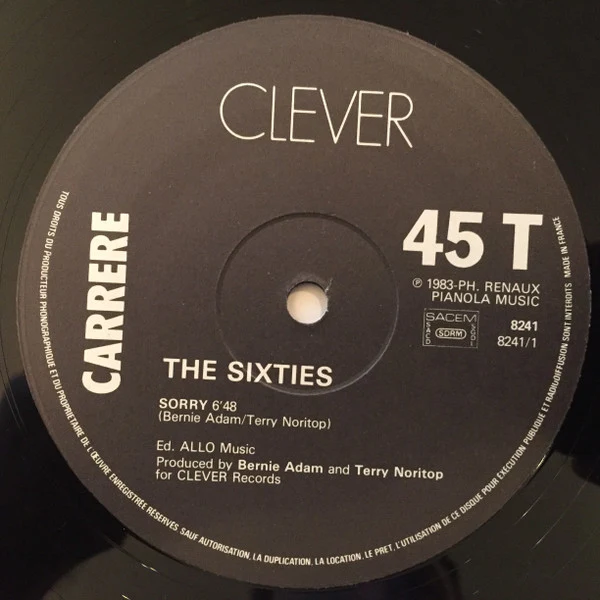 The Sixties - Sorry (12", Maxi) - Image 3