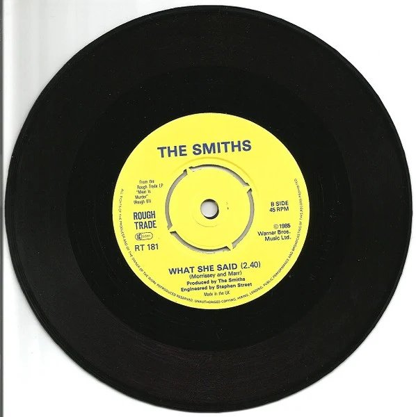 The Smiths - Shakespeare's Sister (7", Single, EMI) - Image 4