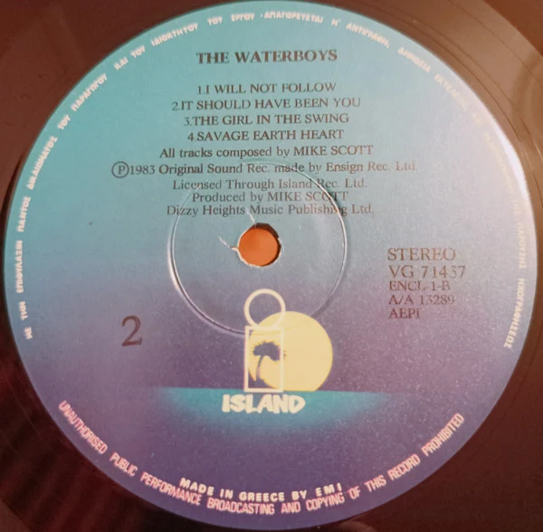 The Waterboys - The Waterboys (LP, Album) - Image 3