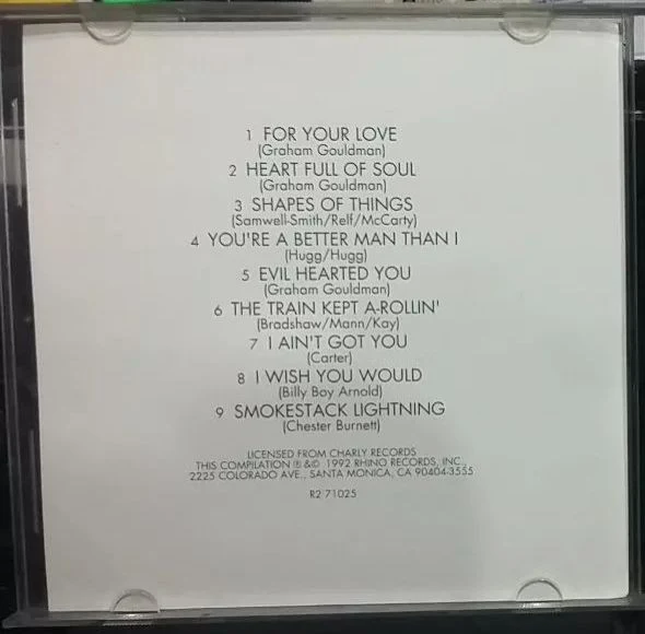 The Yardbirds - The Best Of The Yardbirds (CD, Comp) - Image 4