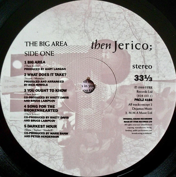 Then Jerico - The Big Area (LP, Album) - Image 3