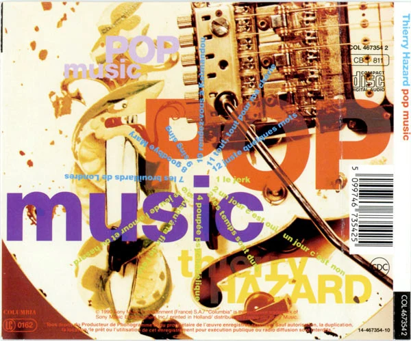 Thierry Hazard - Pop Music (CD, Album) - Image 3