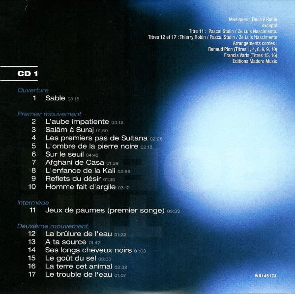 Thierry Robin - Kali Sultana - L'Ombre Du Ghazal (2xCD, Album, Promo) - Image 5