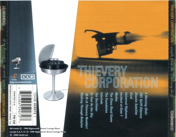 Thievery Corporation - Sounds From The Thievery Hi-Fi (CD, Album) - Image 2