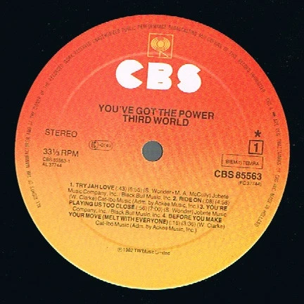 Third World - You've Got The Power (LP, Album) - Image 2