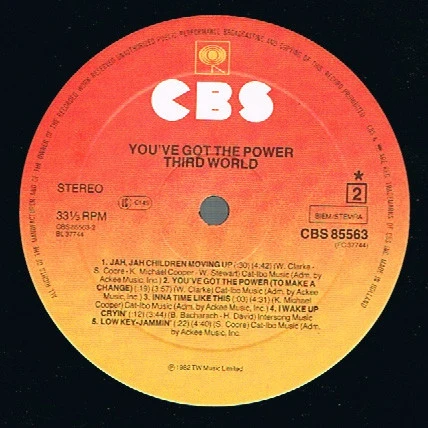 Third World - You've Got The Power (LP, Album) - Image 3