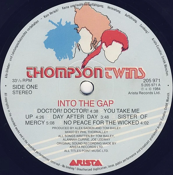 Thompson Twins - Into The Gap (LP, Album) - Image 3