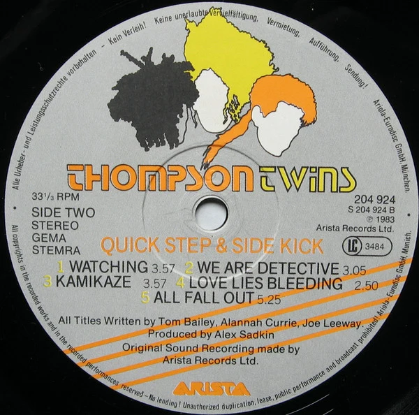 Thompson Twins - Quick Step & Side Kick (LP, Album) - Image 4