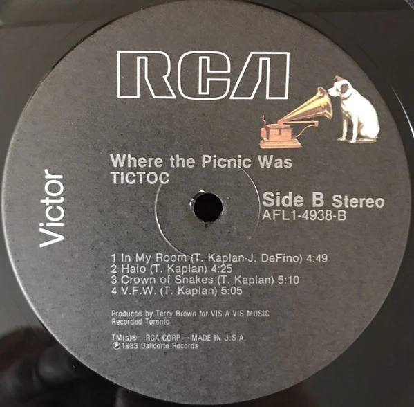 Tictoc - Where The Picnic Was (LP, Album) - Image 3