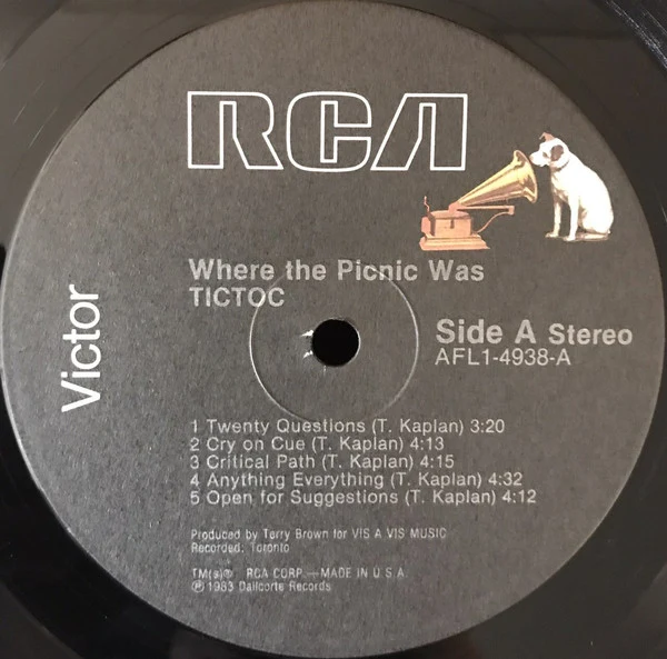 Tictoc - Where The Picnic Was (LP, Album) - Image 4