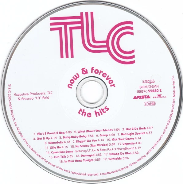TLC - Now & Forever (The Hits) (CD, Comp + DVD-V, PAL) - Image 3