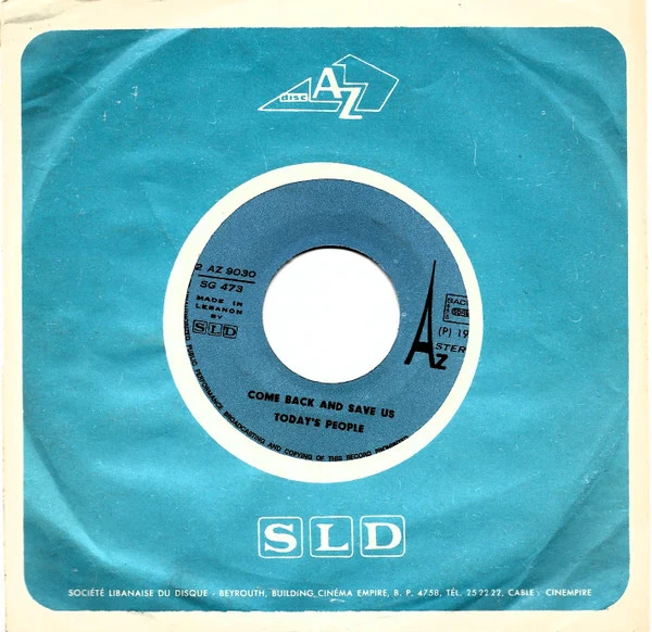 Today's People - I Belong (7", Single) - Image 3