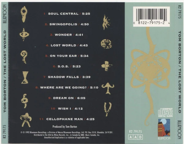 Tom Borton - The Lost World (CD, Album) - Image 2