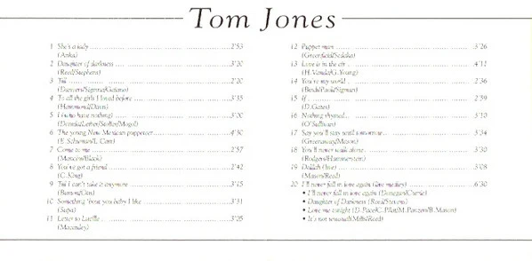 Tom Jones - His Greatest Hits (CD, Comp) - Image 2
