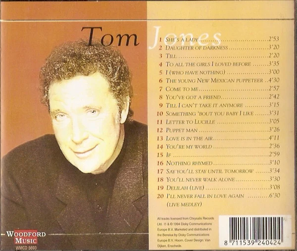 Tom Jones - His Greatest Hits (CD, Comp) - Image 4