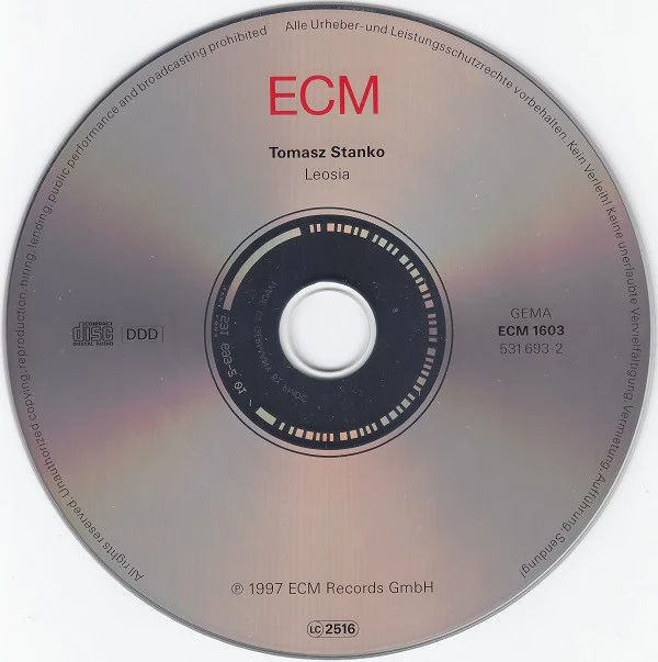 Tomasz Stanko* - Leosia (CD, Album) - Image 3