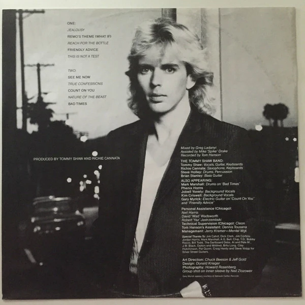 Tommy Shaw - What If (LP, Album) - Image 4