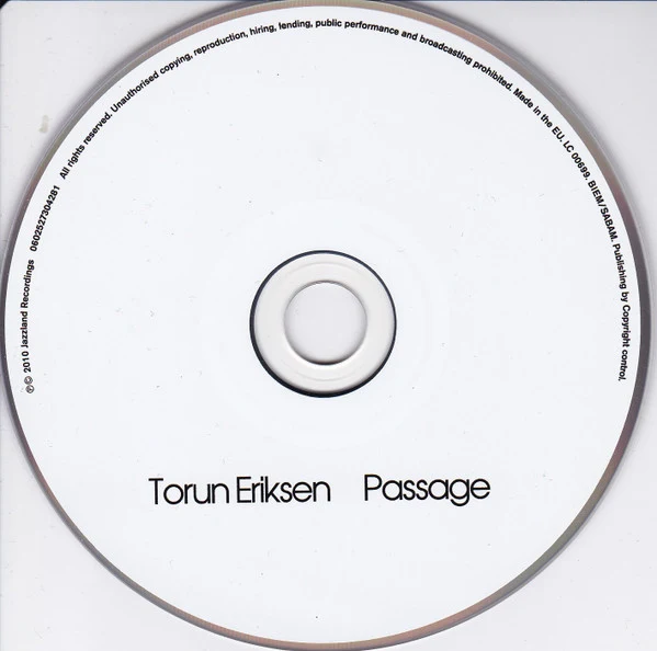 Torun Eriksen - Passage (CD, Album) - Image 3