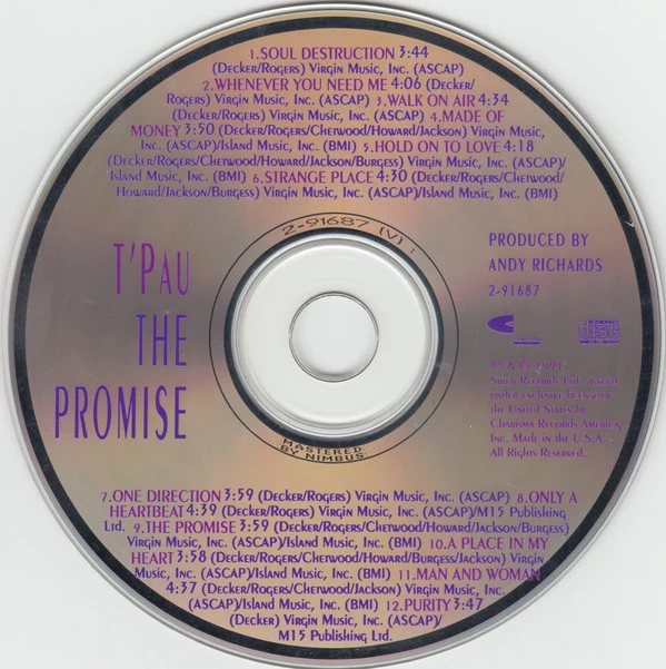 T'Pau - The Promise (CD, Album) - Image 3