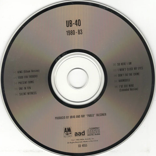 UB-40* - 1980-83 (CD, Comp) - Image 5