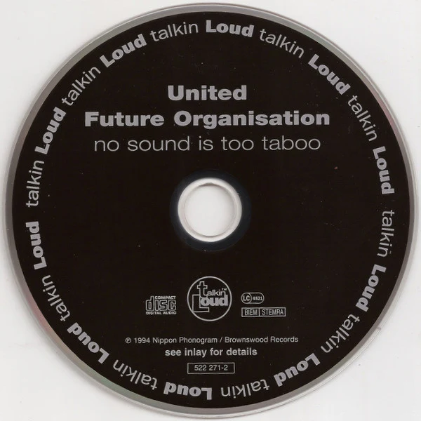 United Future Organization - No Sound Is Too Taboo (CD, Album) - Image 3