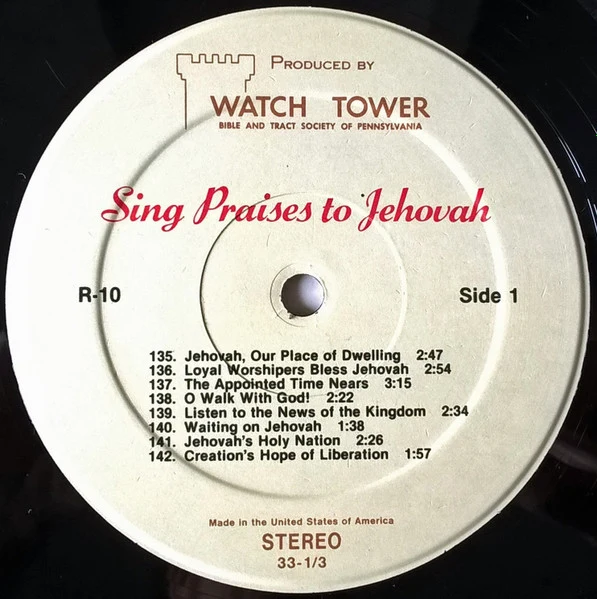 Unknown Artist - Sing Praises To Jehovah Songs 135-150 (LP) - Image 3