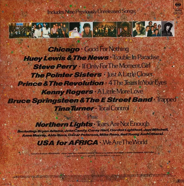 USA For Africa - We Are The World (LP, Album, Gat) - Image 2
