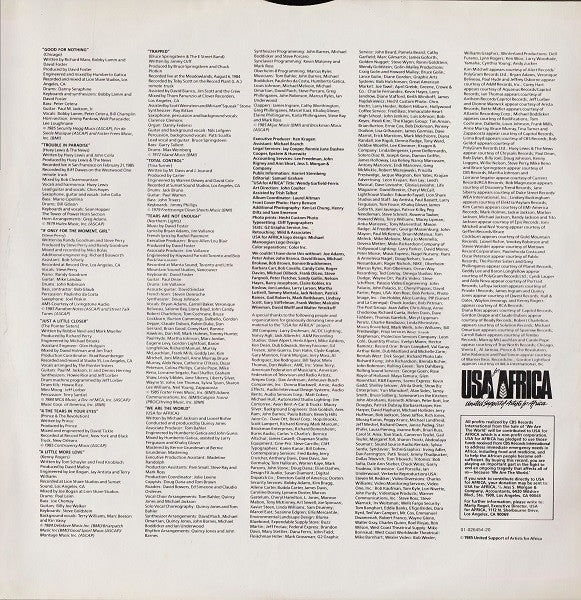 USA For Africa - We Are The World (LP, Album, Gat) - Image 5