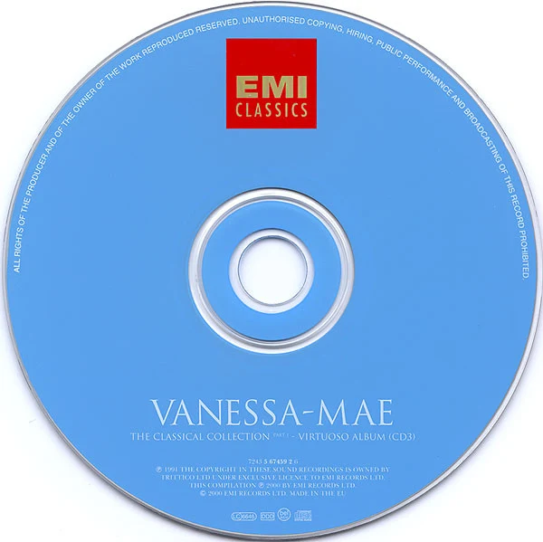 Vanessa-Mae - The Classical Collection, Part 1 (3xCD, Comp) - Image 4
