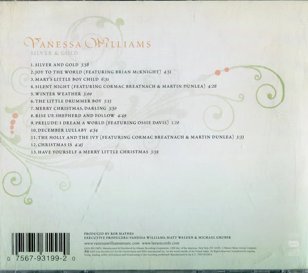 Vanessa Williams - Silver & Gold (CD, Album) - Image 4