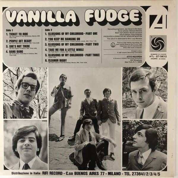 Vanilla Fudge - Vanilla Fudge (LP, Album) - Image 2