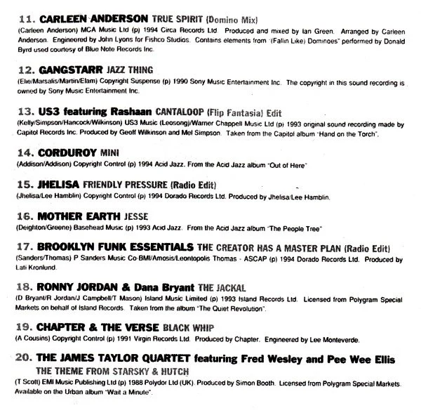 Various - 100% Acid Jazz (CD, Comp) - Image 5