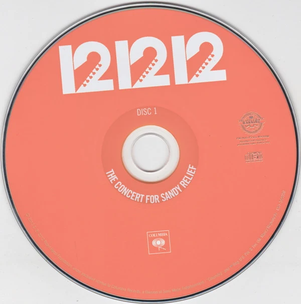 Various - 12 12 12 The Concert For Sandy Relief (To Benefit The Robin Hood Relief Fund) (2xCD, Album) - Image 4