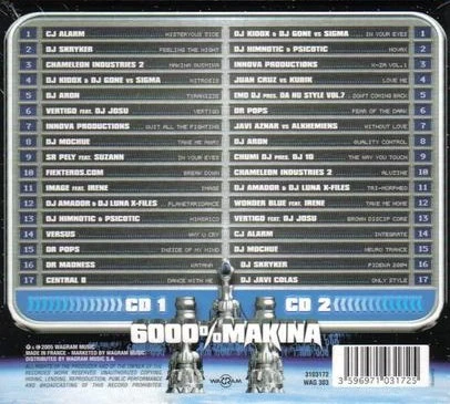 Various - 6000% Makina (2xCD, Comp) - Image 2