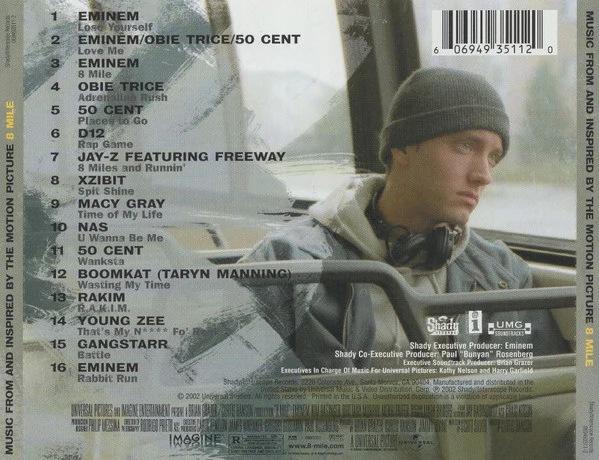 Various - 8 Mile - Music From And Inspired By The Motion Picture (CD, Comp + CD, Ltd, Smplr, Bon) - Image 2