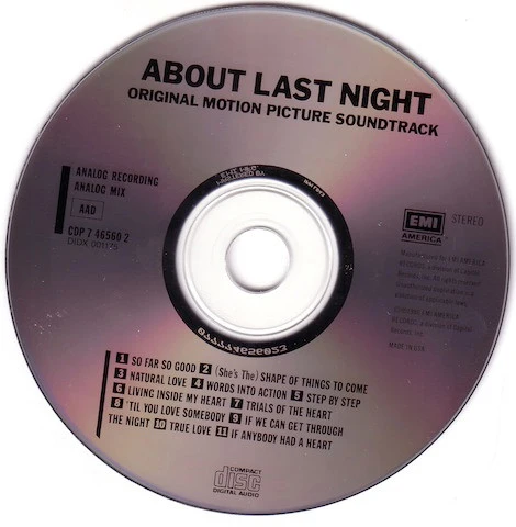 Various - "About Last Night..." -  Music From The Motion Picture (CD, Album) - Image 3