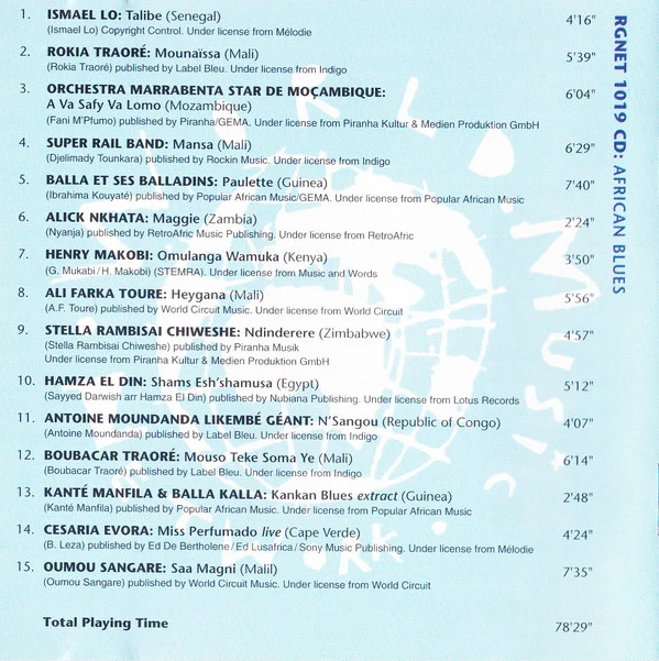 Various - African Blues (CD, Comp) - Image 4