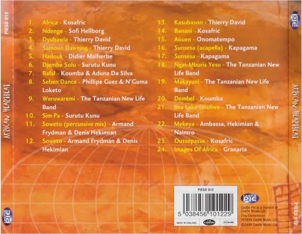 Various - African Heartbeat (CD, Comp) - Image 2