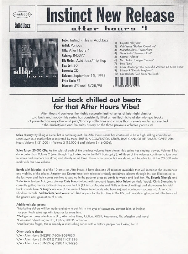 Various - After Hours 4 (CD, Comp) - Image 3