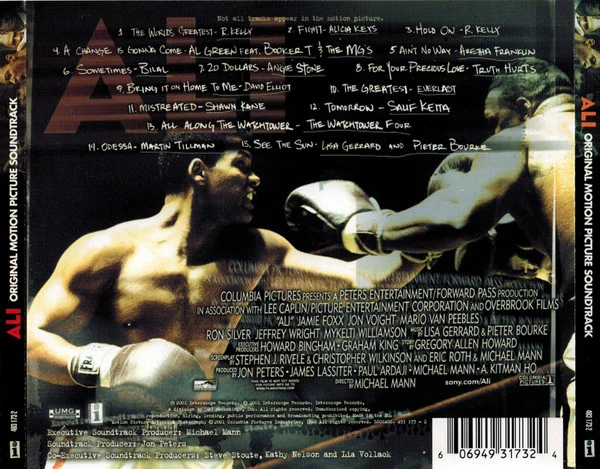 Various - Ali (Original Motion Picture Soundtrack) (CD, Comp) - Image 2