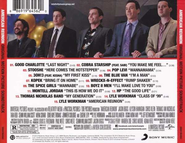 Various - American Reunion (Original Motion Picture Soundtrack) (CD, Album, Comp) - Image 2