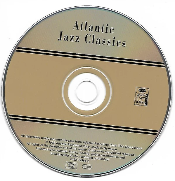 Various - Atlantic Jazz Classics (CD, Comp, RM) - Image 4