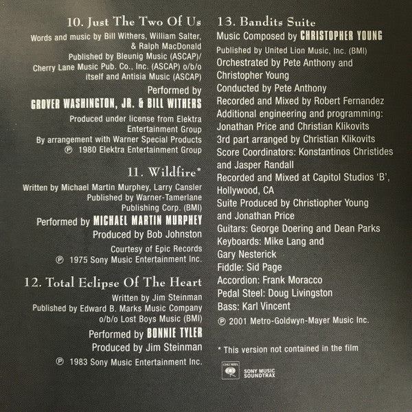 Various - Bandits - Music From The MGM Motion Picture (CD, Comp) - Image 4