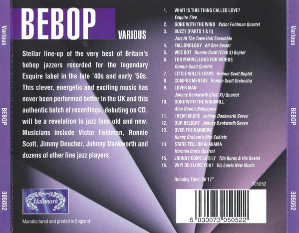 Various - Bebop (CD, Comp) - Image 2
