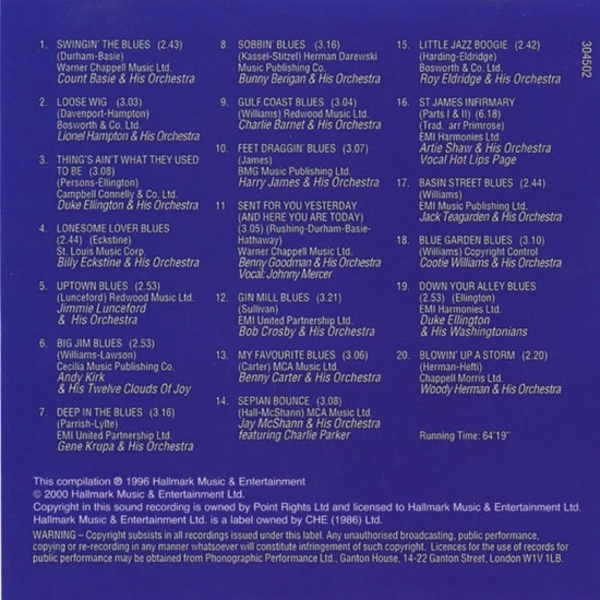 Various - Big Band Blues (CD, Comp) - Image 2