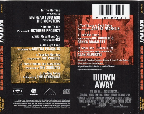 Various - Blown Away (Music From The Motion Picture) (CD, Comp) - Image 2