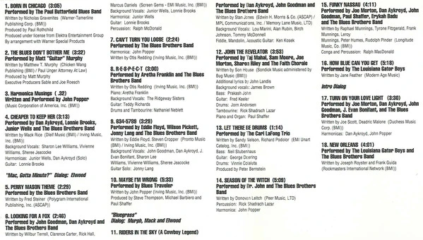 Various - Blues Brothers 2000 (Original Motion Picture Soundtrack) (CD, Album) - Image 3